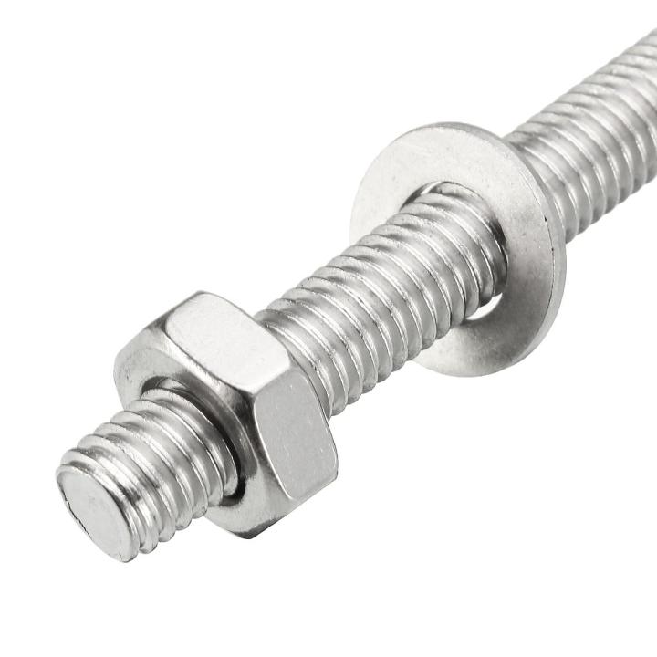 4pcs A4 m8*100 316 Marine Grade Stainless Steel Lifting Eye Bolt Longshank Nut